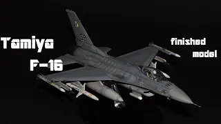 Tamiya F-16 CJ Fighting Falcon 1/72 - finished model - Lockheed Martin