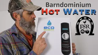 Installing an EcoSmart 18 TANKLESS WATER HEATER in the Barndominium