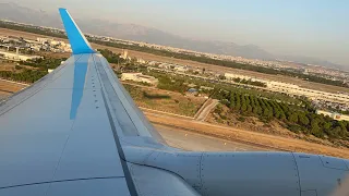 Enter Air Boeing 737-800 Taxi and Takeoff from Antalya Airport (AYT)