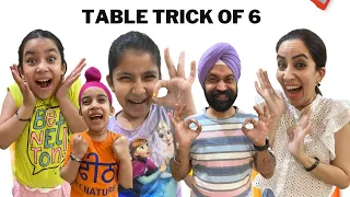 Table Trick Of 6 | RS 1313 SHORTS #Shorts