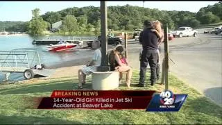 Teen killed in jet ski accident