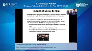 SAF Day 2020 Webinar on Singapore’s Security Outlook in the Post-COVID World - 30 July 2020