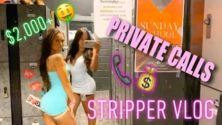 STRIPPER VLOG / PRIVATE JET CALL $2,000+ 🤑💰