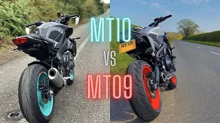 Yamaha MT10 and MT09 main differences