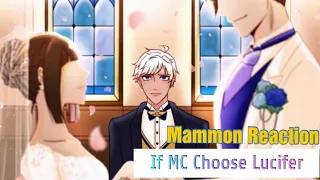 Mammon Reaction seeing MC Choosing Lucifer - Obey Me Devilgram