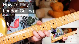 'London Calling' The Clash Guitar & Bass Lesson
