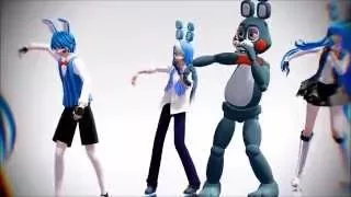 (MMD FNAF) Scream toy bonnie's Dance Animatronics | Sans The Gamer