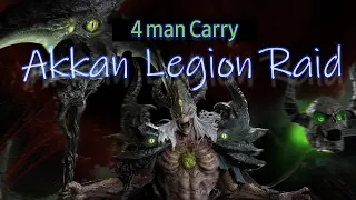 (NAE) Lost Ark 4 Man Carry Akkan Legion Raid -Gunslinger POV-