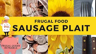 Frugal Food: Sausage Plait - my delicious and easy to make plait is a delight. #sausage #frugal