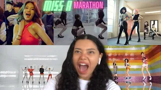 FIRST TIME REACTING TO miss A! Only You/Hush/Good-bye Baby/Breathe/Bad Girl Good Girl MV | REACTION!