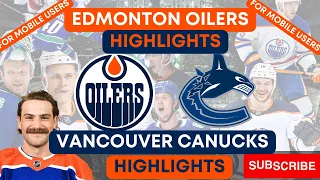 PREGAME HIGHLIGHTS -  Edmonton Oilers vs Vancouver Canucks Dec.23.2022 Edmonton, Alberta Canada