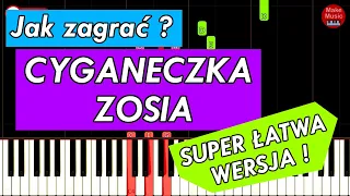 CYGANECZKA ZOSIA - Piano Keyboard Tutorial