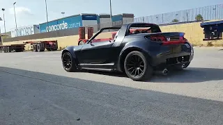 Gsxr1000 smart roadster , brake testing