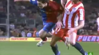 2008/09.- FC Barcelona 6 Vs. Atlético Madrid 1 (Liga - Jª 06)