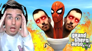 HOMEM-ARANHA VIROU SKIBIDI ARANHA no GTA 5 !