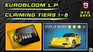 Asphalt 9 | Eurobloom Legend Pass - Claiming Tiers 1-8 | RTG #653