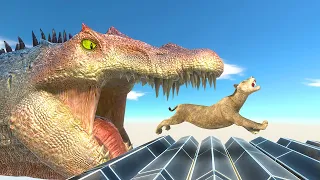 Jump Far or You Will be Eaten - Animal Revolt Battle Simulator