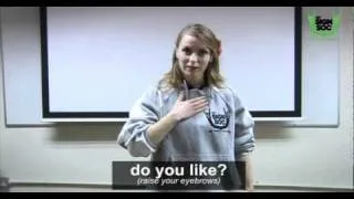 Basic Phrases in Irish Sign Language 01