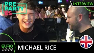 MICHAEL RICE BLUE CARPET INTERVIEW (UNITED KINGDOM EUROVISION 2019) | ES Pre-Party Madrid 2019