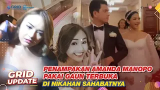 Ini Penampakan  Amanda Manopo di Nikahan Sahabatnya yang Dinilai Netizen Terlalu Terbuka