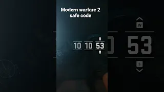 Safe code for the mission titled alone on modern warfare 2 (2022)