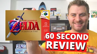 The Legend of Zelda Ocarina of Time 60 Second Review #shorts