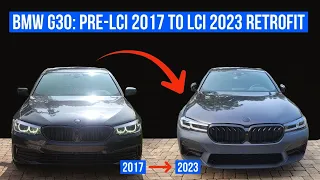 BMW G30 : LCI Facelift Kit + Headlights (Plug & Play)