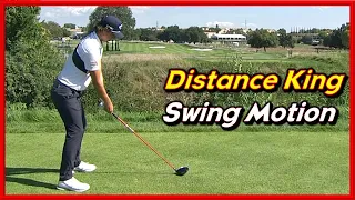 Europe Distance King "Min Woo Lee" Powerful Driver-Iron Swing & Slow Motions