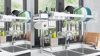 Top  kitchen dish drying rack