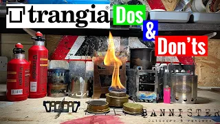 Alcohol stove basics, TRANGIA - what is an alcohol stove & WHAT CAN GO WRONG!