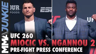 Archive: UFC 260 pre-fight press conference live stream