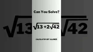 A Nice Math Radical Problem #shorts #olympiad #mathematics #matholympiad #maths #algebra #tips #yts