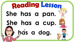 Practice reading | Reading Lesson for kids | Basic sentences