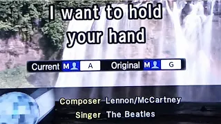 I WANT TO HOLD YOUR HANDThe BEATLES  🎵Karaoke Version🎵