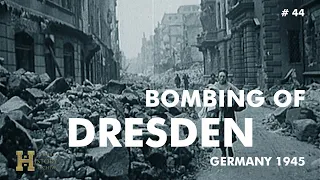 44 #Germany 1945 ▶ Bombing of Dresden (13.-15.02.45) by RAF Royal Air Force/ U.S.Army Air Force