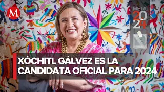 PRI brinda respaldo a Xóchitl Gálvez como candidata presidencial