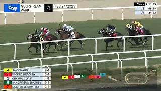 Gulfstream Park Carrera 4 - 24 de Febrero 2023