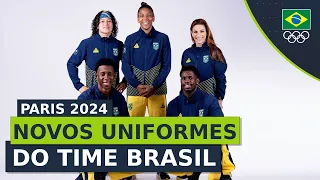 Novos uniformes do Time Brasil para Jogos Olímpicos Paris 2024