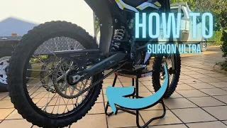 Surron Ultra | How to adjust the chain