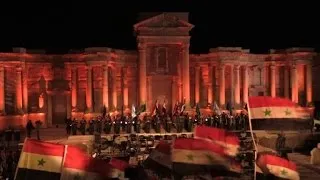 Syrian regime holds patriotic concert in retaken Palmyra