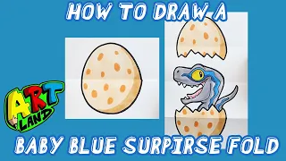 How to Draw a BABY BLUE SURPRISE FOLD