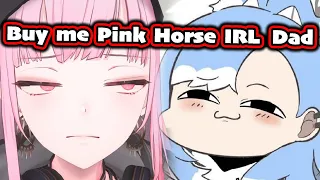 Kobo wants Calli to buy her a Pink Horse IRL  |  Mori Calliope /  Kobo Kanaeru『Hololive』