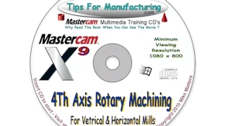TFM - Mastercam X9 - Horizontal Rotary Slot Pilot Hole