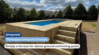 Building a deck around an above ground swimming pool (Simpool 5 Lounge)