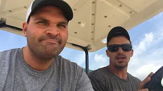 Ryan Theriot picking berries at Traction