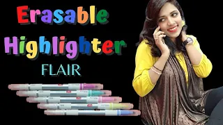 Flair Highlighter | Textliner Review | Erasable Highlighter Review