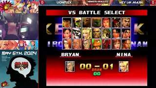 Winners Finals -  LionPlex vs Hey Im Majin - Tekken 3 - Red Parry NYC 5/06/24