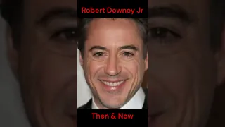 Роберт Дауни-младший тогда и сейчас #robertdowneyjr #ironman #avengers