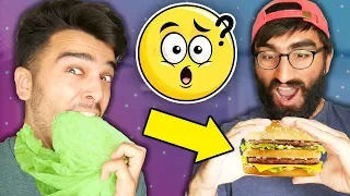 Wait... McDonalds is VEGAN?! Meat Lover ONLY EATS VEGAN for 24 HOURS! (Food Challenge)