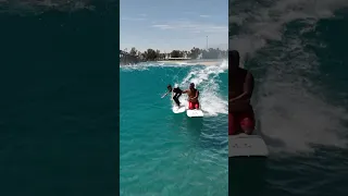 🌊 Heartwarming Surfing Mentorship: Raimana Guides Lil Ripper at Kelly Slater's Surf Ranch! 🌊